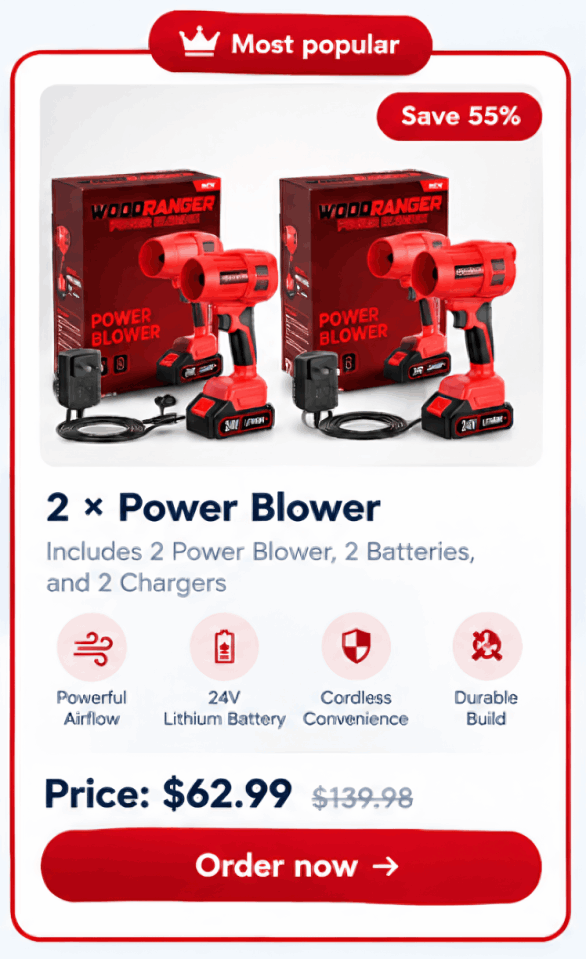 Woodranger Leaf Blower offer price
